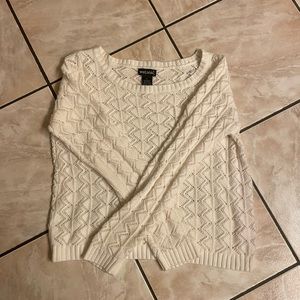 Wet Seal Cropped Sweater Size: L